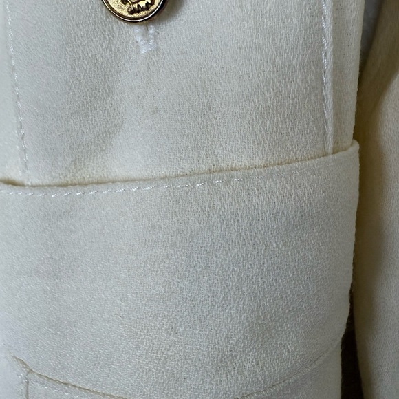 Smythe White Blazer Tailored Hip-Length SZ 4 - Picture 7 of 8